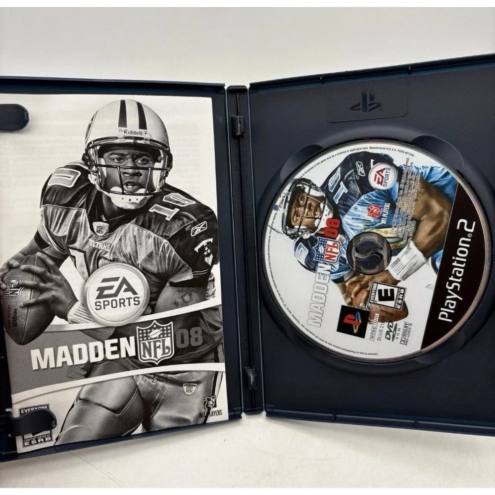 Madden NFL 08 PS2 PlayStation 2 Complete w/ Manual CIB Tested